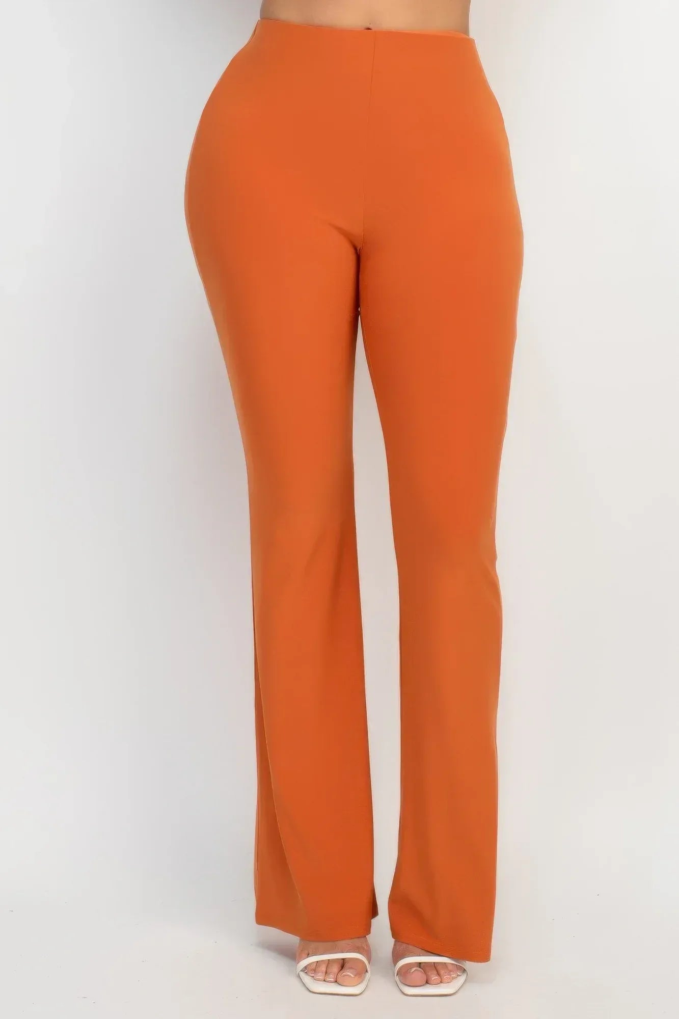 Fit And Flare Elastic Casual Pants | Mixtshop LLC Main image