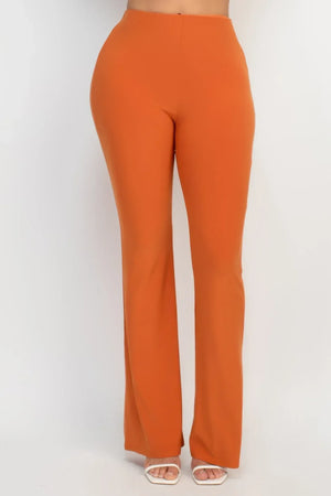 Fit And Flare Elastic Casual Pants | Mixtshop LLC