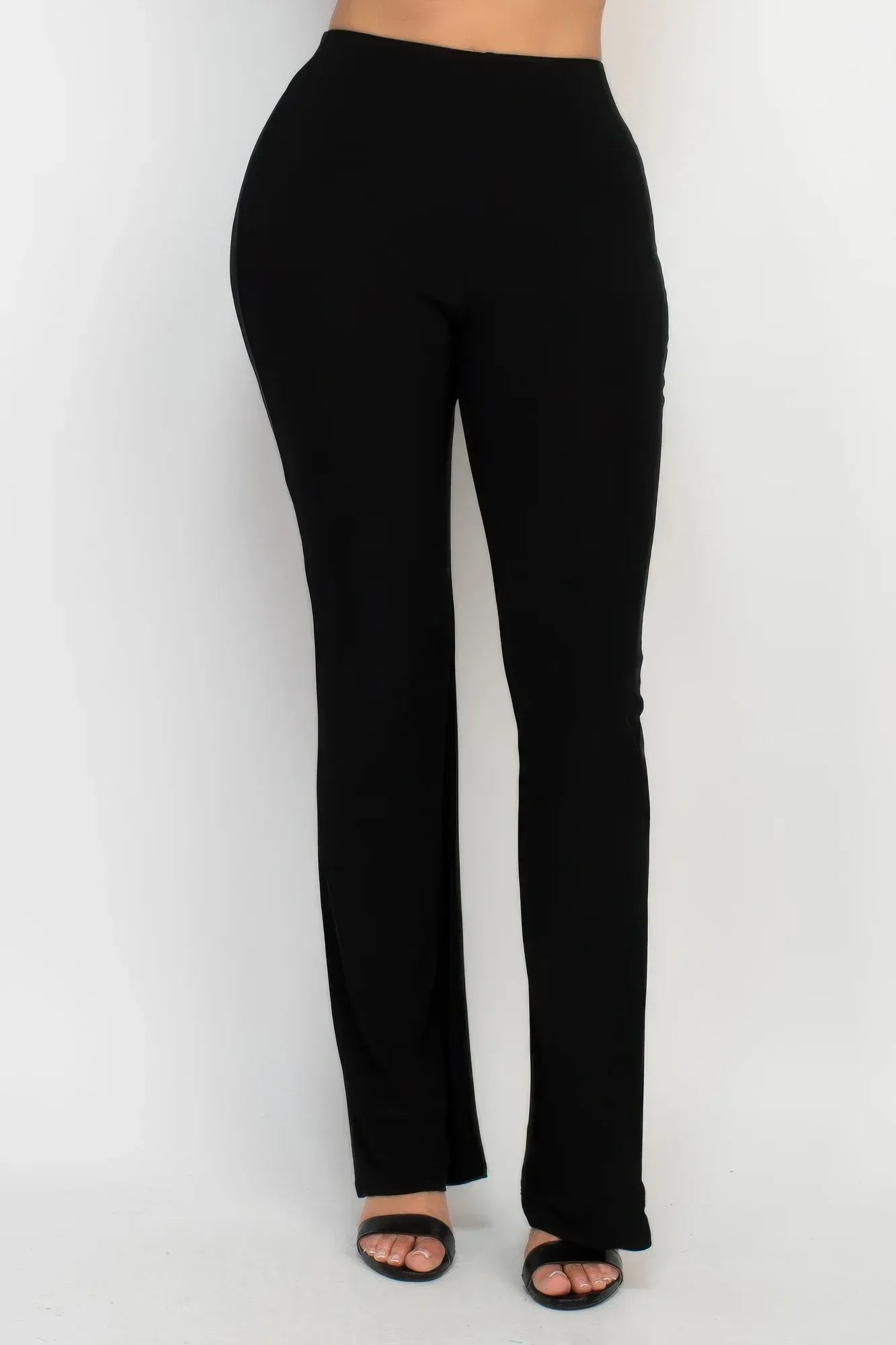 Fit And Flare Elastic Casual Pants | Mixtshop LLC Main image