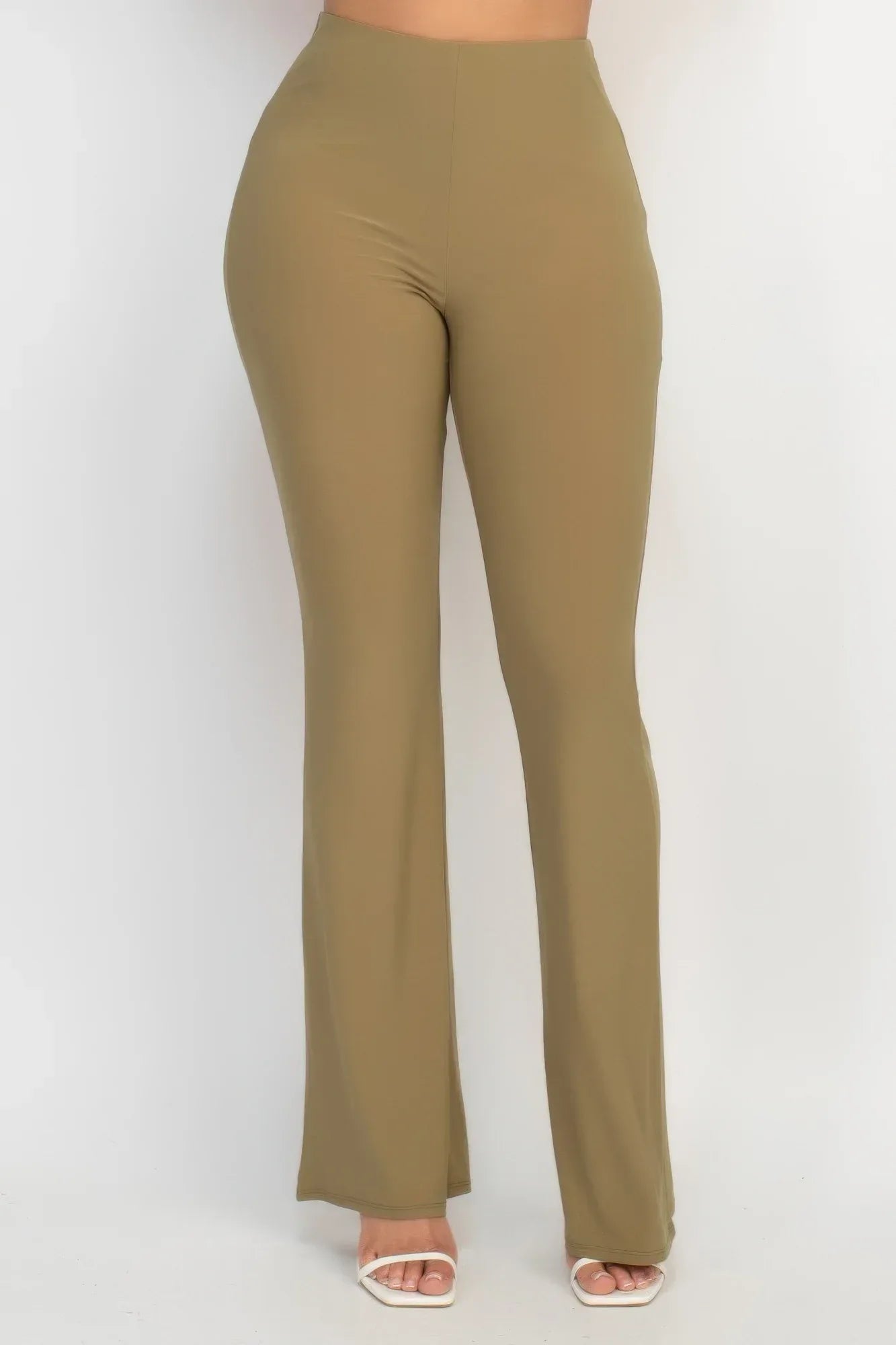 Fit And Flare Elastic Casual Pants | Mixtshop LLC