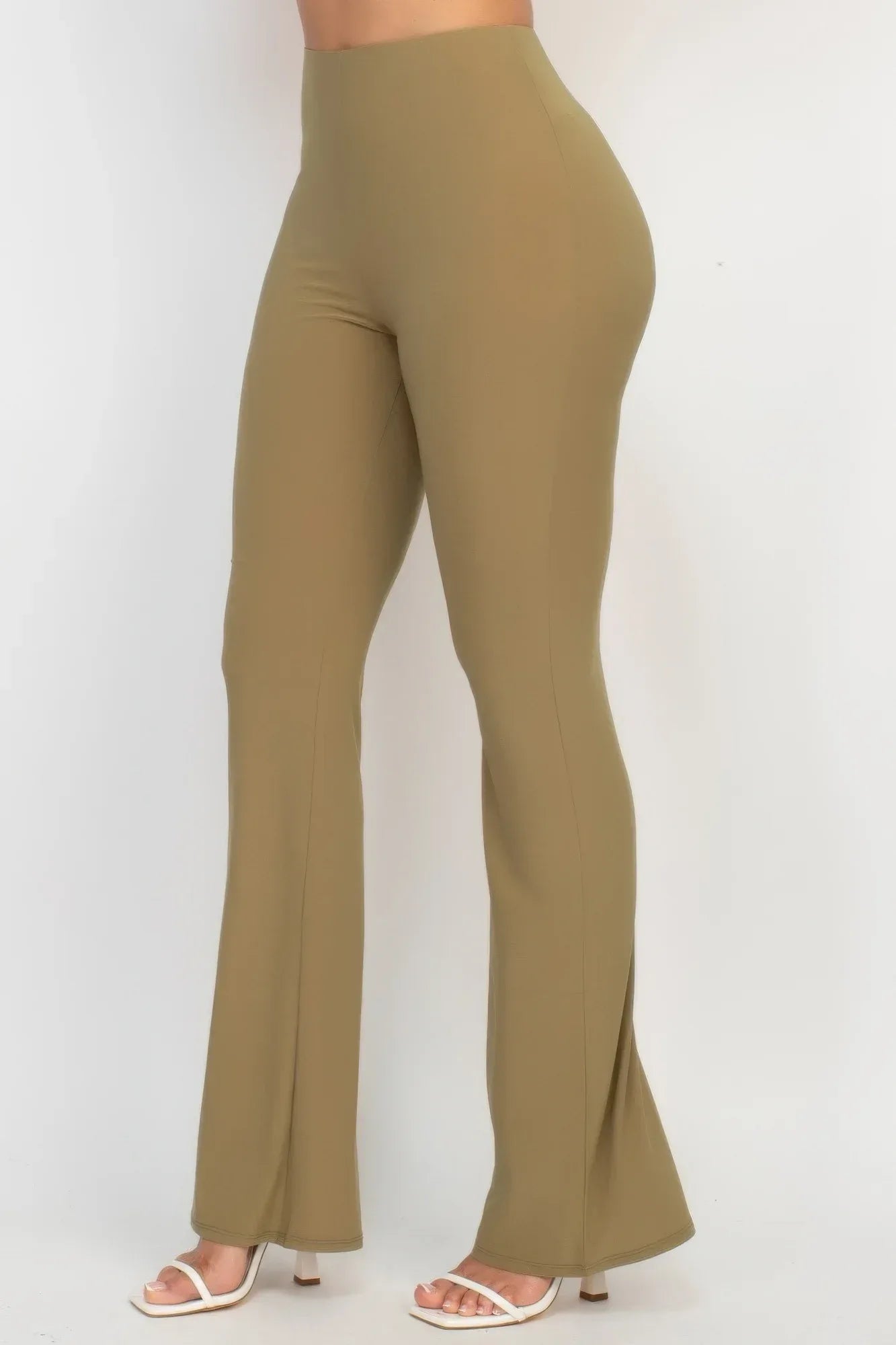 Fit And Flare Elastic Casual Pants | Mixtshop LLC
