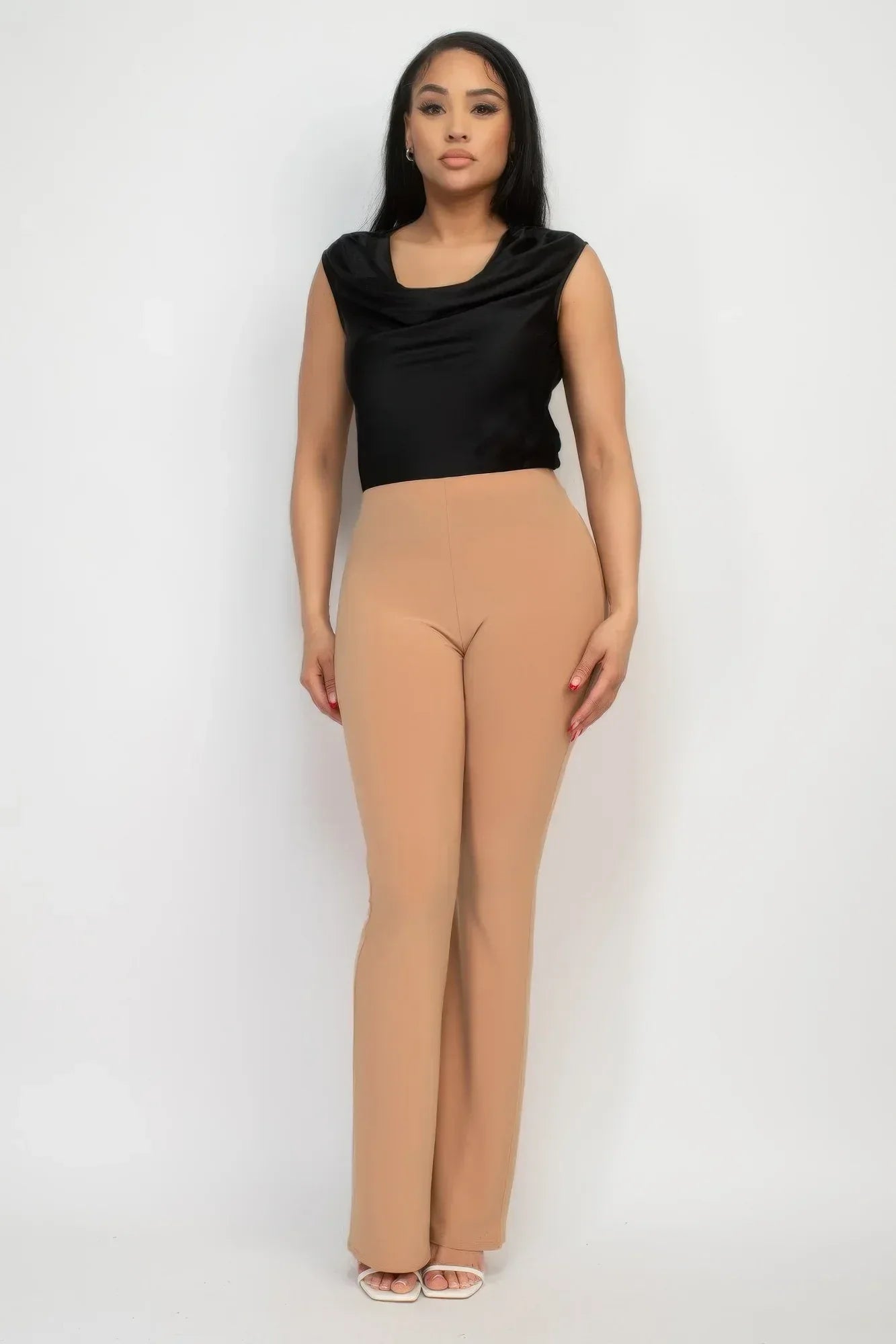 Fit And Flare Elastic Casual Pants Secondary image