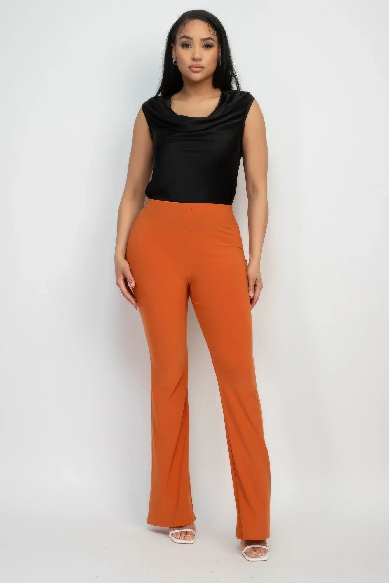 Fit And Flare Elastic Casual Pants Secondary image