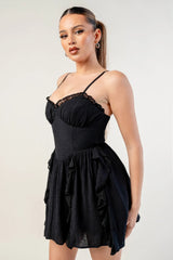 Crinkle Lined Dress | Mixtshop LLC