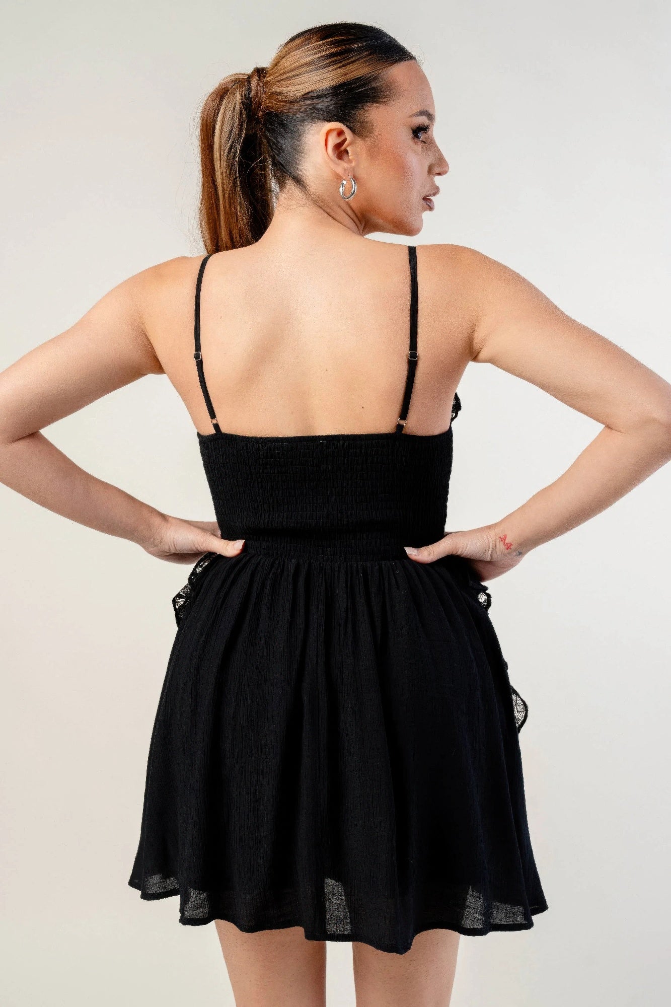 Crinkle Lined Dress | Mixtshop LLC