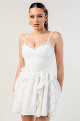 Crinkle Lined Dress | Mixtshop LLC