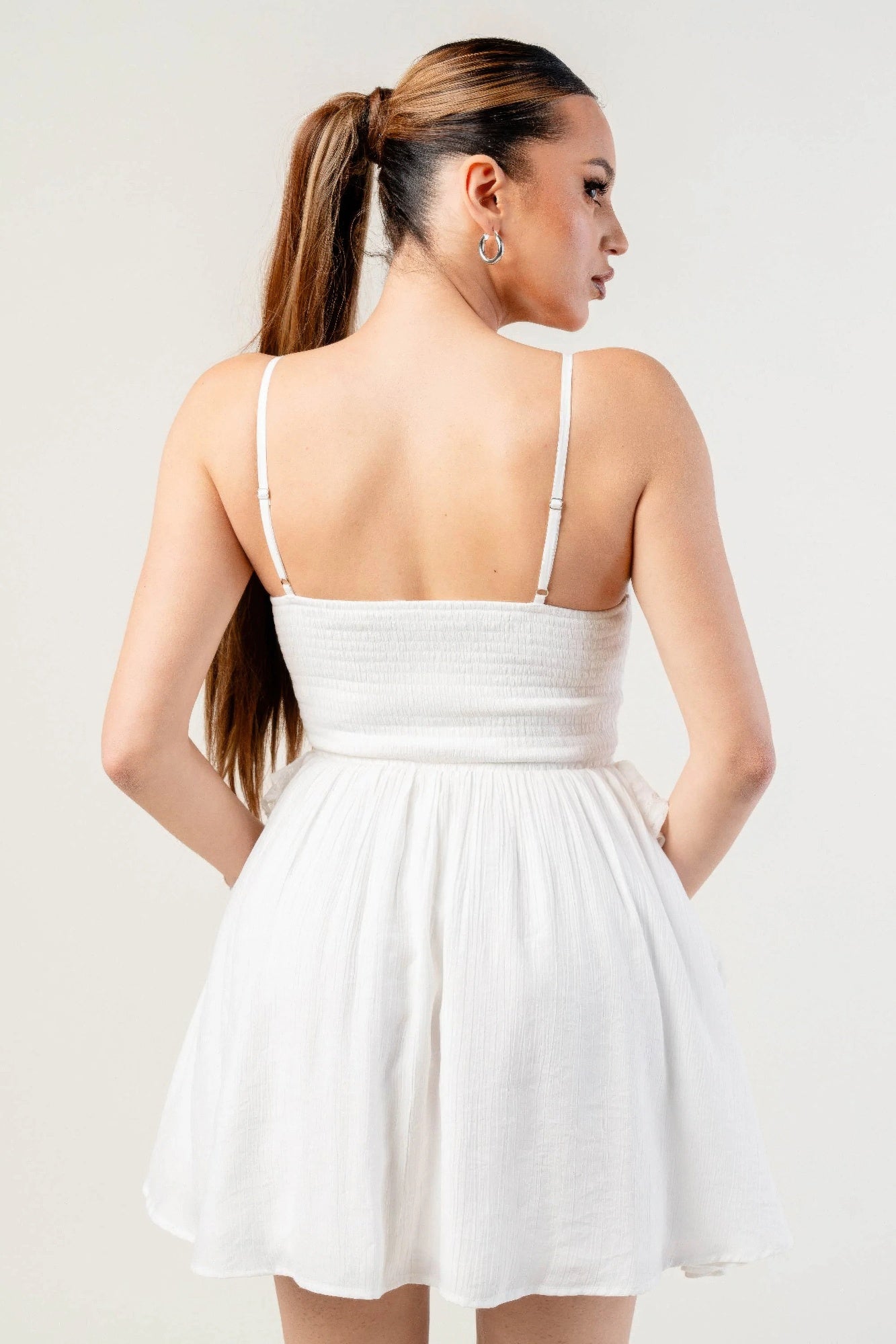 Crinkle Lined Dress | Mixtshop LLC