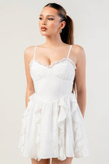 Crinkle Lined Dress | Mixtshop LLC
