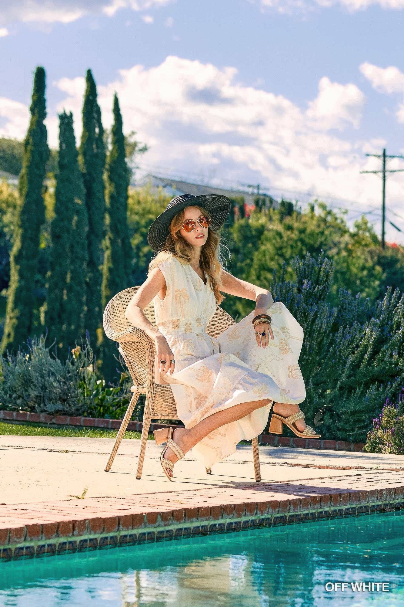 Tropical Breeze Embroidered Midi Dress | Mixtshop LLC