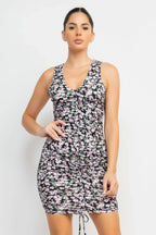 Ditsy Floral Ruching Dress | Mixtshop LLC