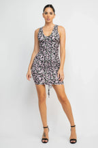 Ditsy Floral Ruching Dress | Mixtshop LLC