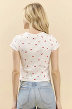 Short Sleeve Printed Baby Tee | Mixtshop LLC