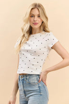 Short Sleeve Printed Baby Tee | Mixtshop LLC