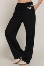 Waistband Print Detail Sweatpants | Mixtshop LLC