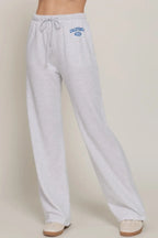 Waistband Print Detail Sweatpants | Mixtshop LLC
