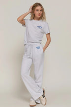 Waistband Print Detail Sweatpants | Mixtshop LLC