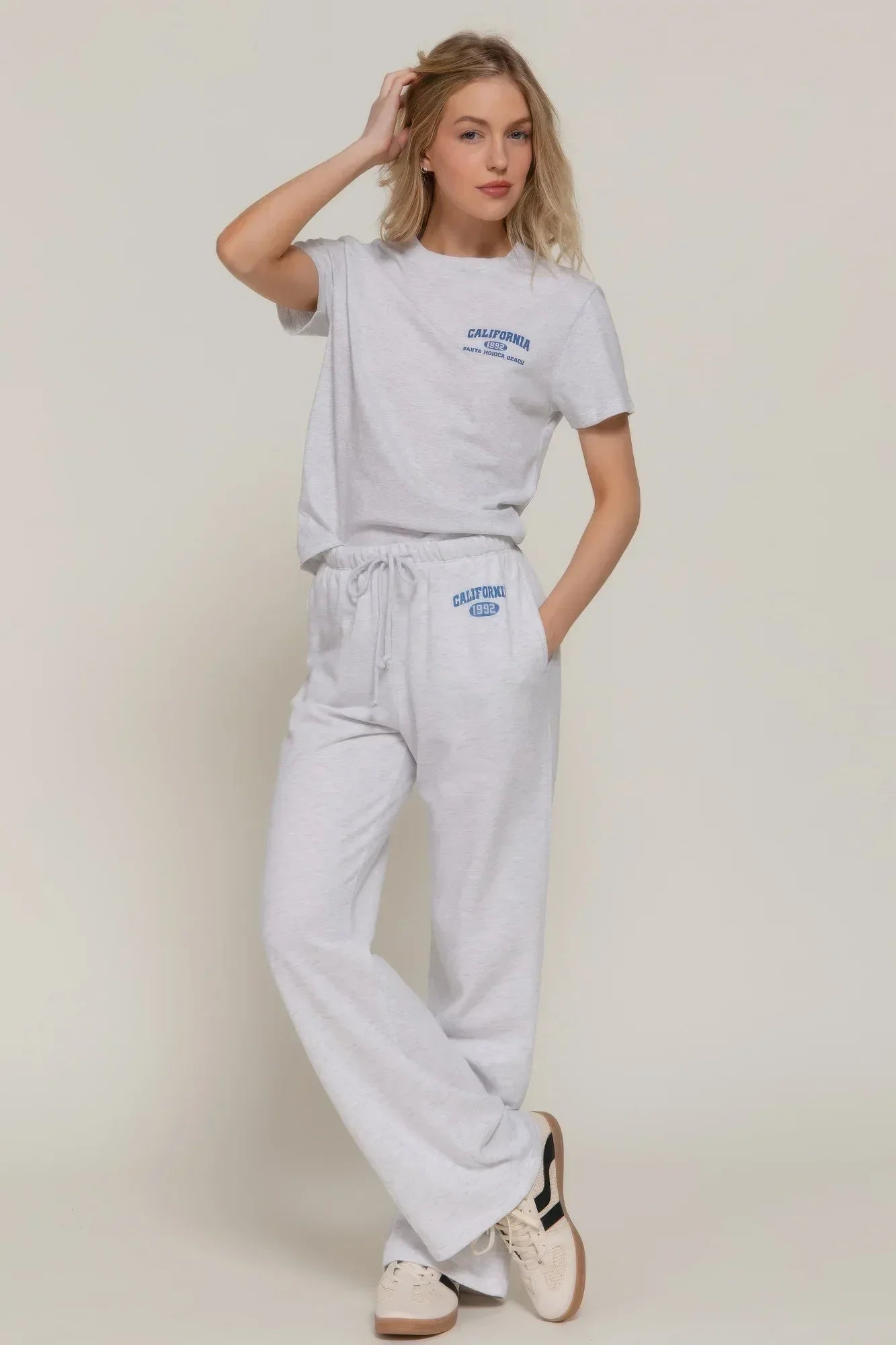 Waistband Print Detail Sweatpants | Mixtshop LLC
