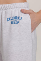 Waistband Print Detail Sweatpants | Mixtshop LLC