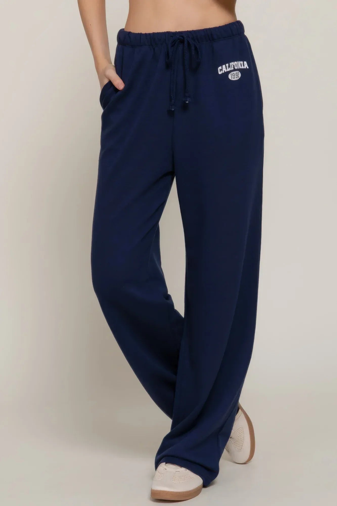 Waistband Print Detail Sweatpants | Mixtshop LLC