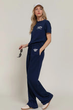 Waistband Print Detail Sweatpants | Mixtshop LLC