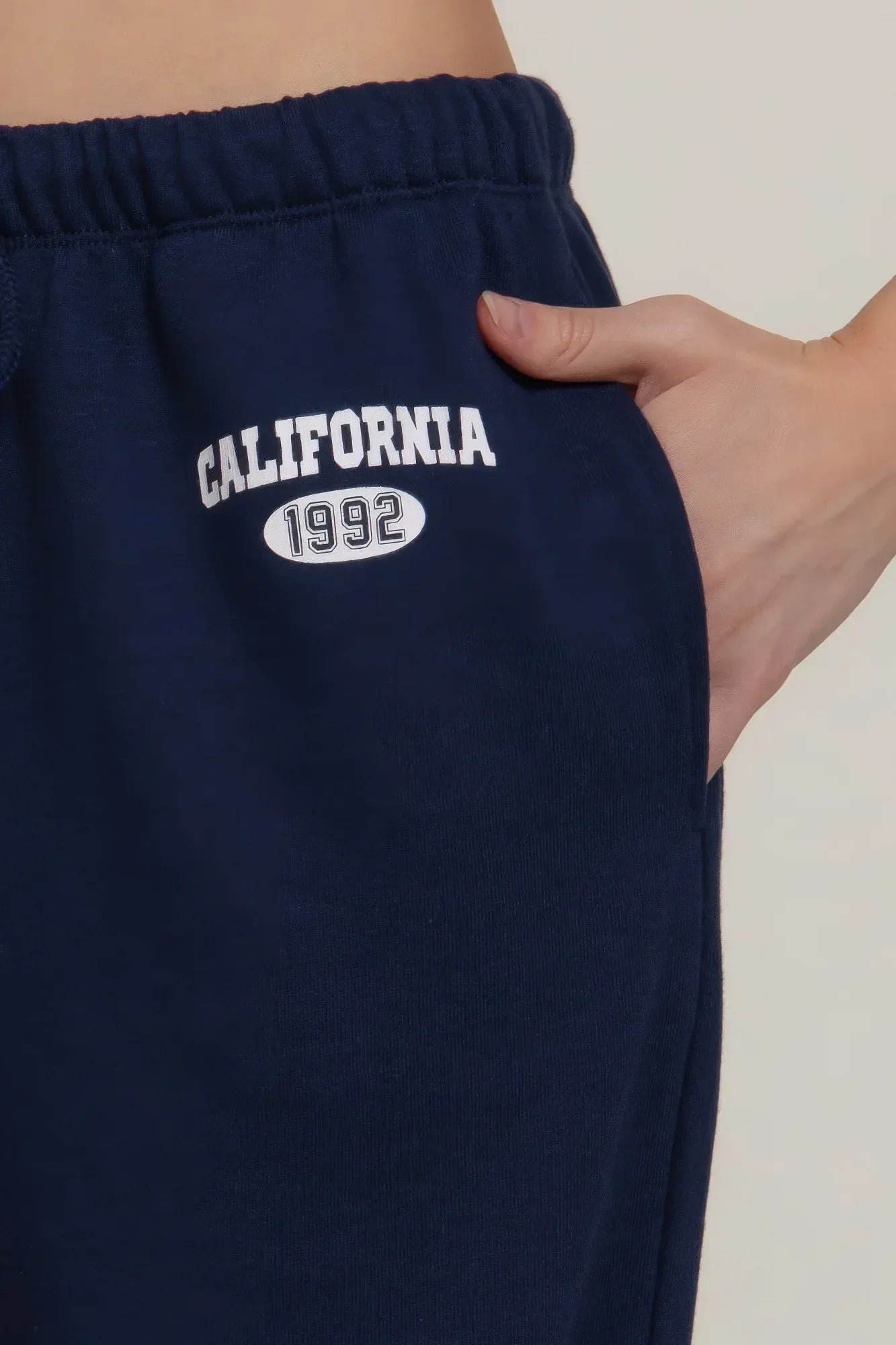 Waistband Print Detail Sweatpants | Mixtshop LLC