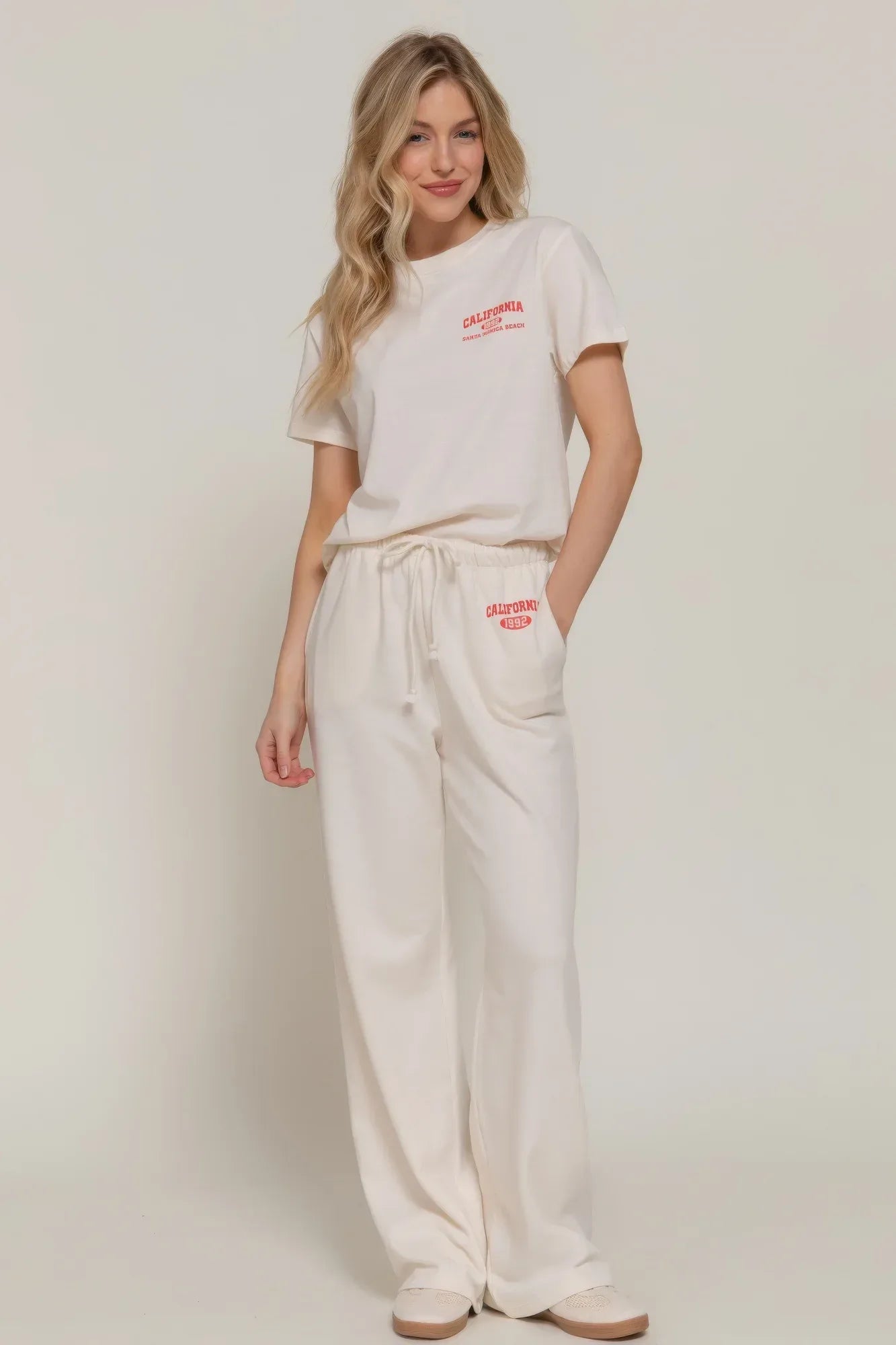 Waistband Print Detail Sweatpants | Mixtshop LLC