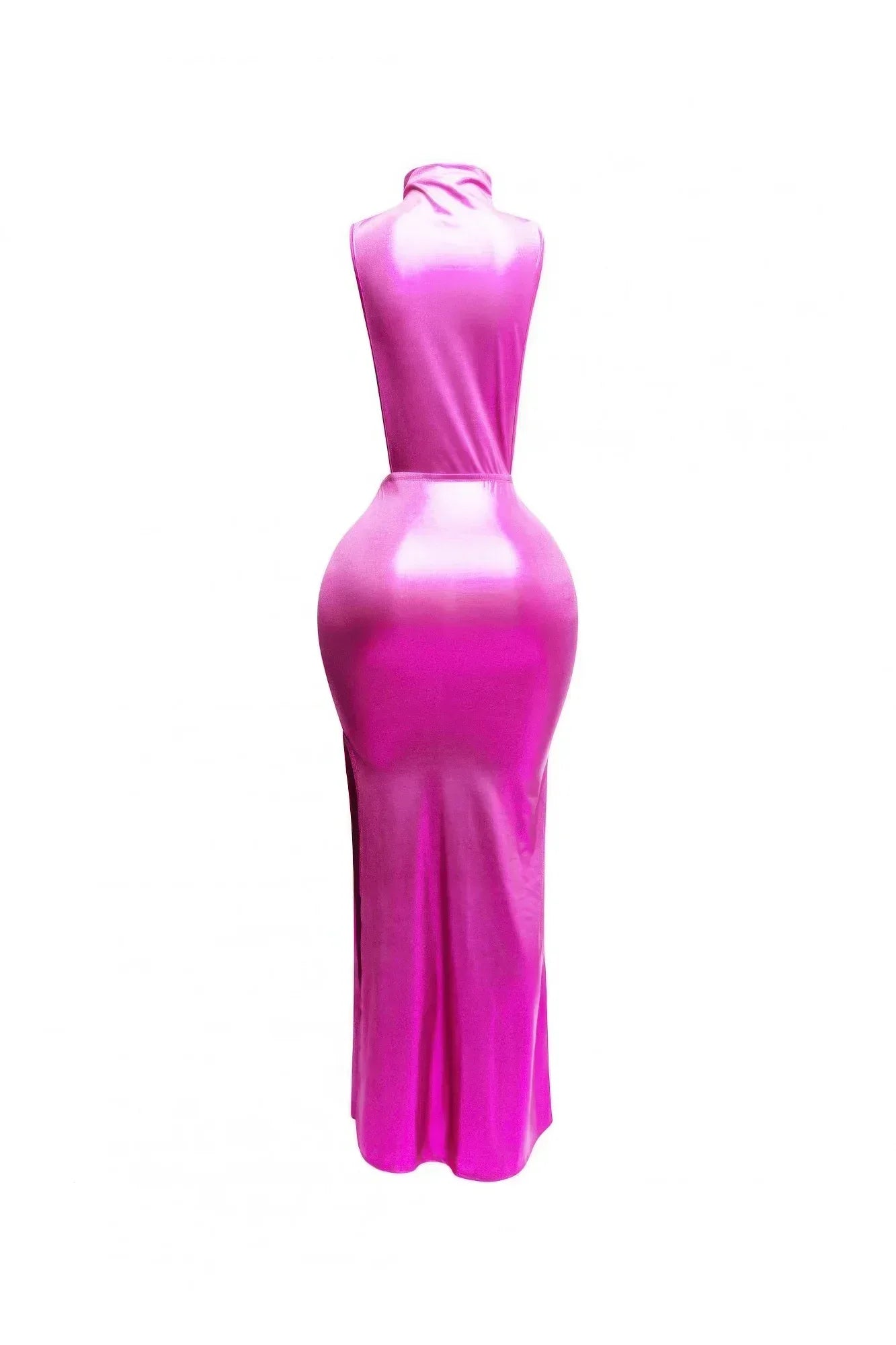 Mock Neck And Tied Waist Dress | Mixtshop LLC