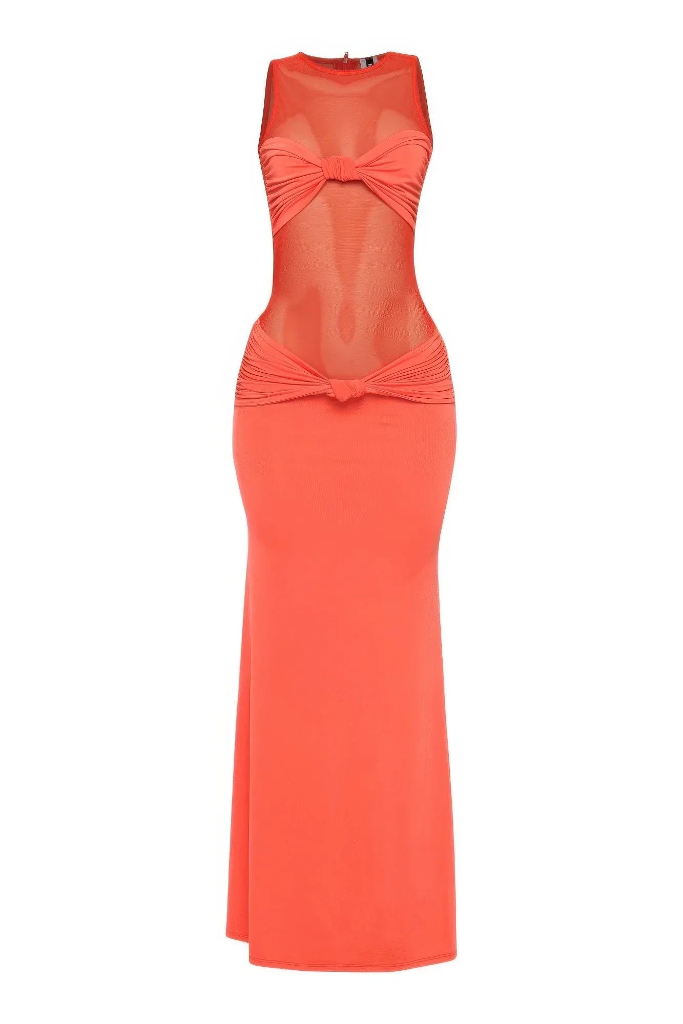 Mesh Contrast Rube Maxi Dress | Mixtshop LLC