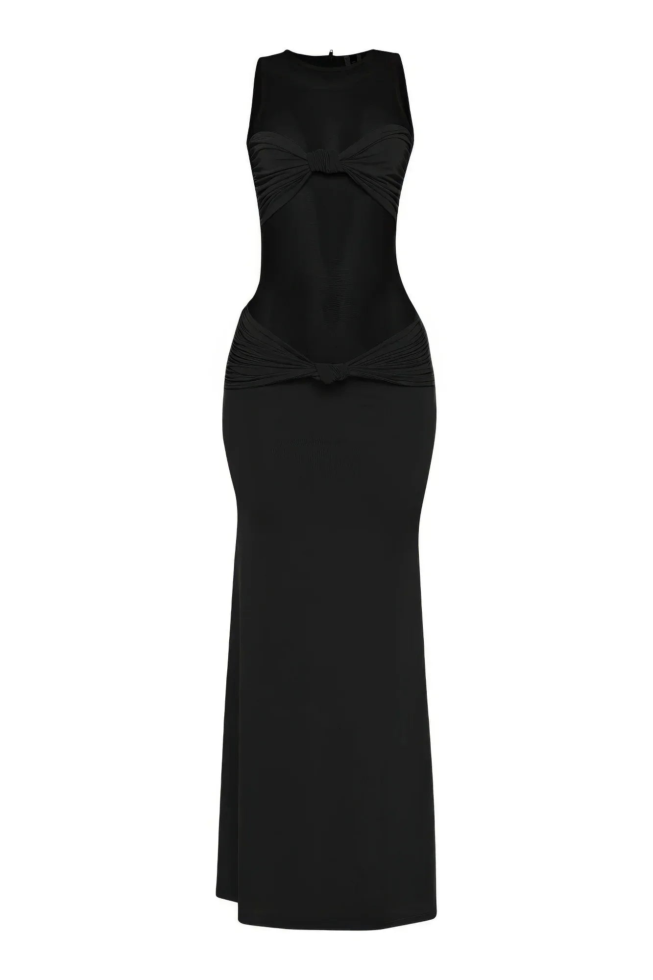 Mesh Contrast Rube Maxi Dress | Mixtshop LLC
