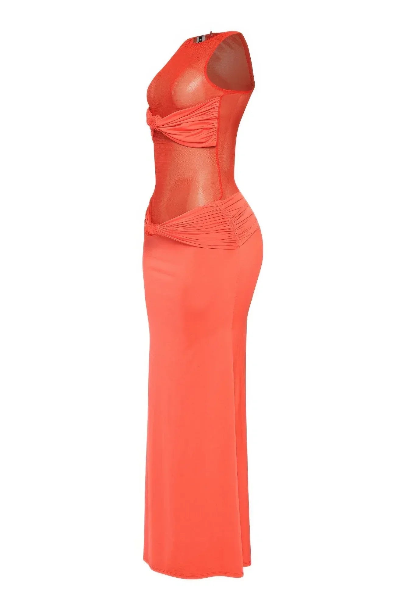 Mesh Contrast Rube Maxi Dress | Mixtshop LLC