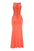Mesh Contrast Rube Maxi Dress | Mixtshop LLC