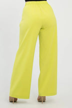 Front Button Fold-over Inside Zipper Pants | Mixtshop LLC