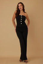 Classy Two Piece Sets With Oval Crystal Stone | Mixtshop LLC