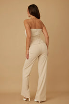 Classy Two Piece Sets With Oval Crystal Stone | Mixtshop LLC