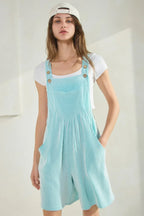 Prime Ribbed Knit Overall Romper | Mixtshop LLC