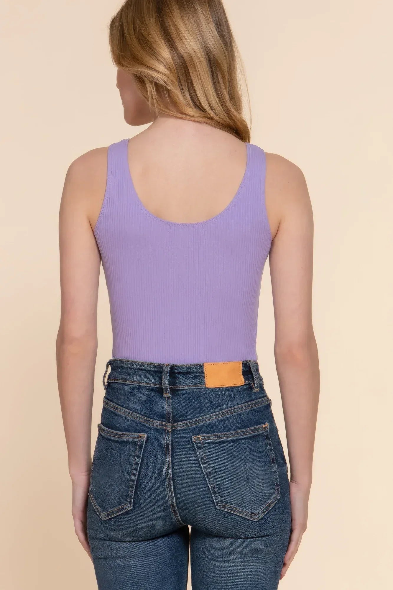 Sleeveless Henley Rib Knit Bodysuit | Mixtshop LLC
