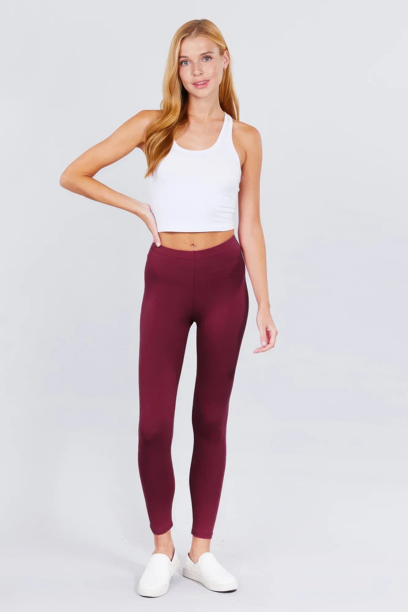 Cotton Spandex Leggings Secondary image