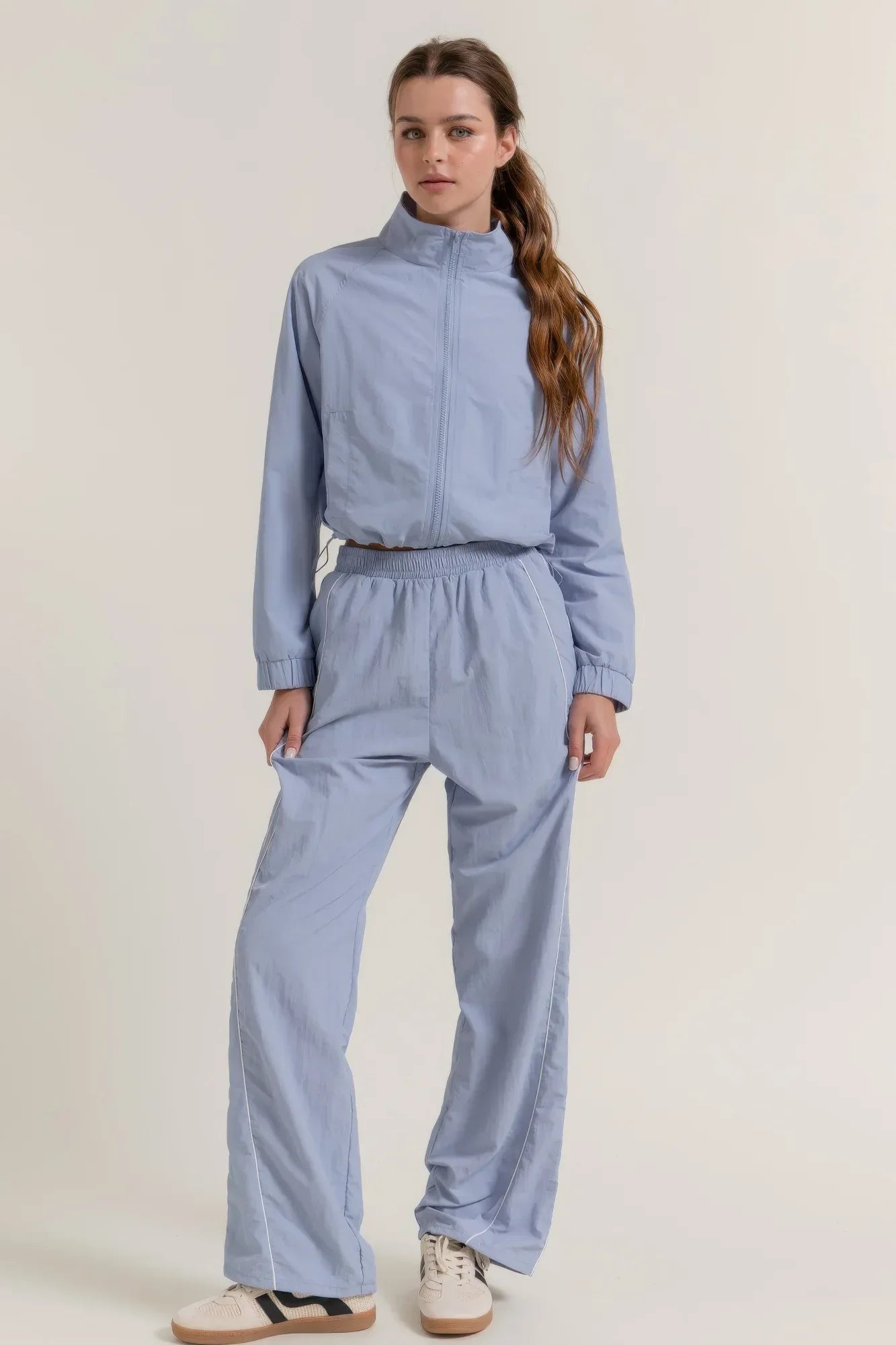 Long Slv Crop Activewear Anorak Jacket Secondary image