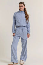 Long Slv Crop Activewear Anorak Jacket | Mixtshop LLC