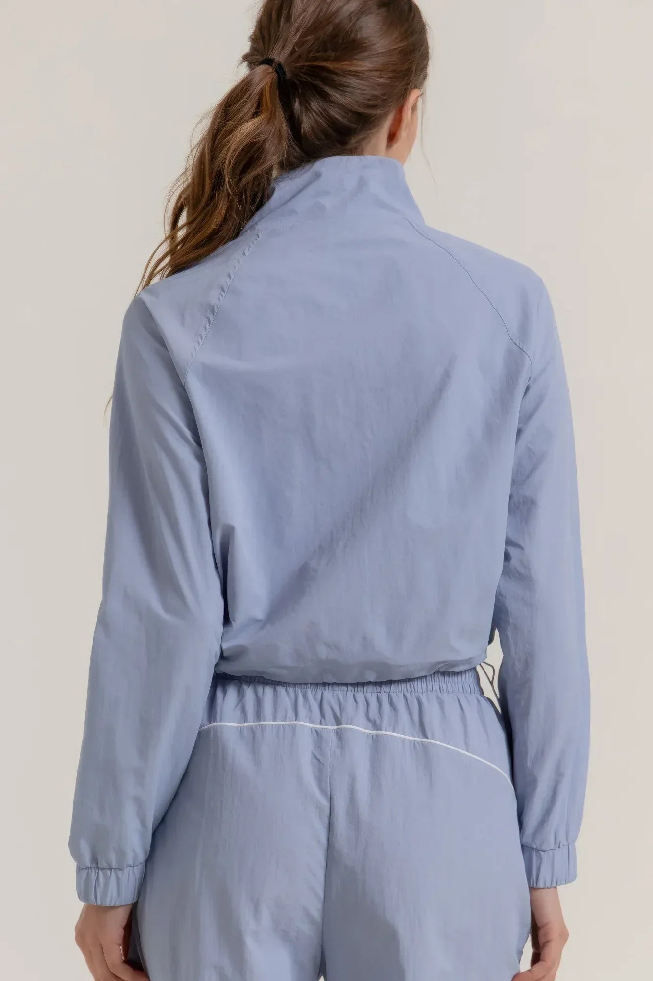 Long Slv Crop Activewear Anorak Jacket | Mixtshop LLC