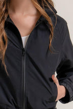 Long Slv Crop Activewear Anorak Jacket | Mixtshop LLC