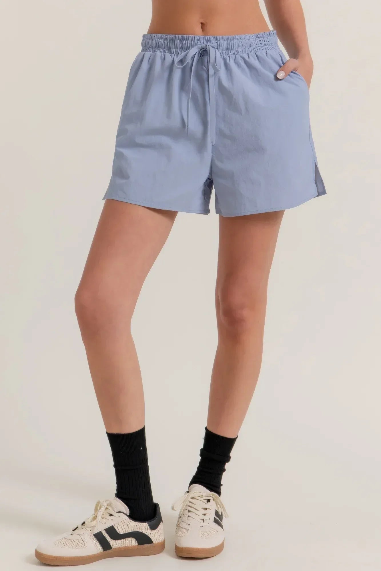 Anorak Side Slit Workout Shorts | Mixtshop LLC