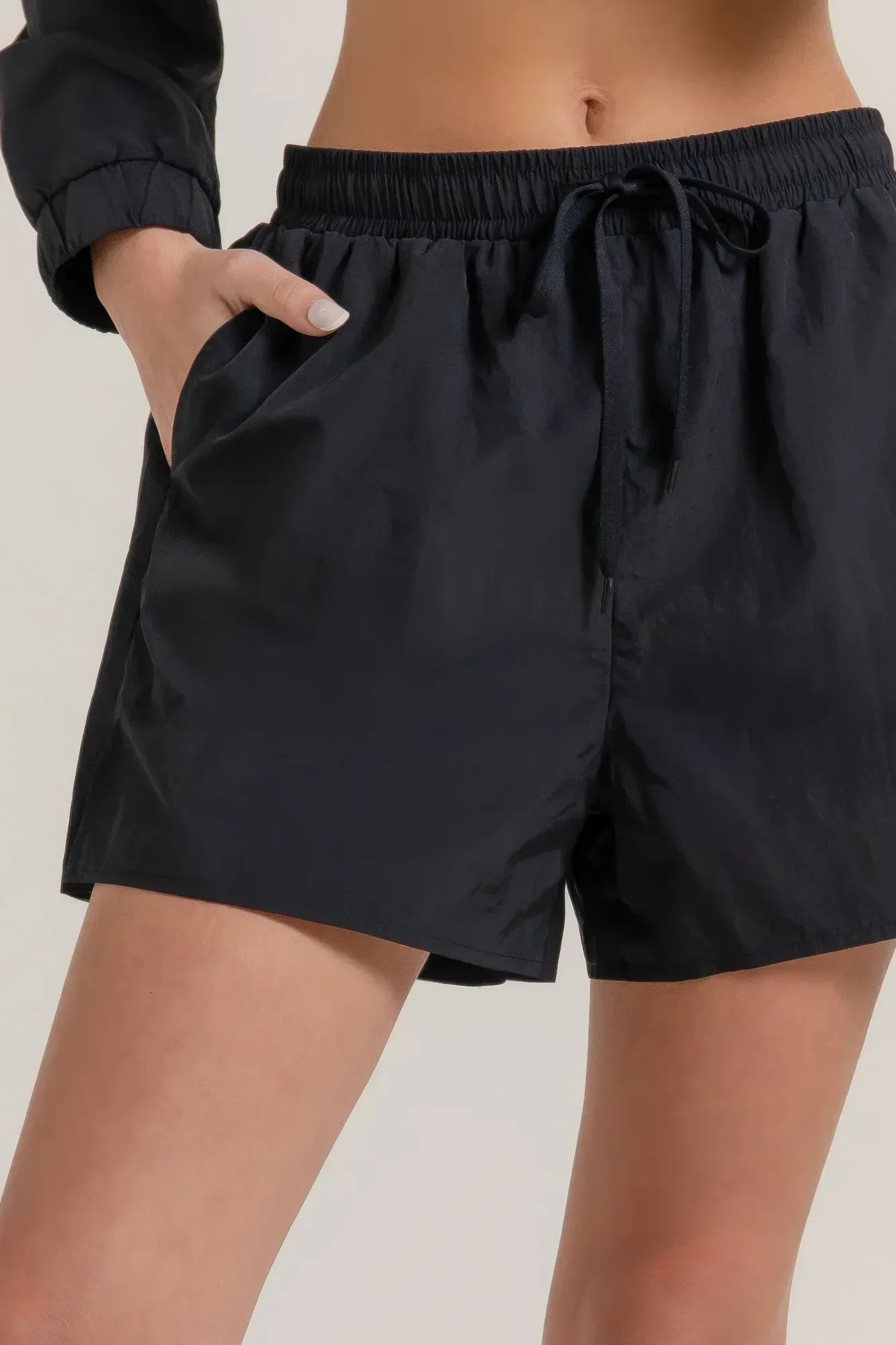 Anorak Side Slit Workout Shorts | Mixtshop LLC