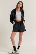 Anorak Side Slit Workout Shorts | Mixtshop LLC