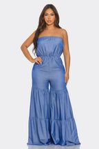 Jumpsuit Ruffle Hem | Mixtshop LLC