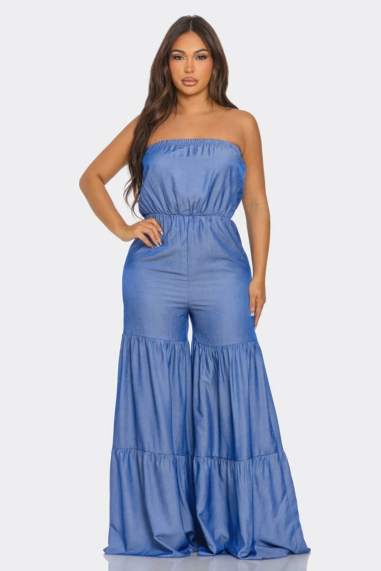 Jumpsuit Ruffle Hem | Mixtshop LLC