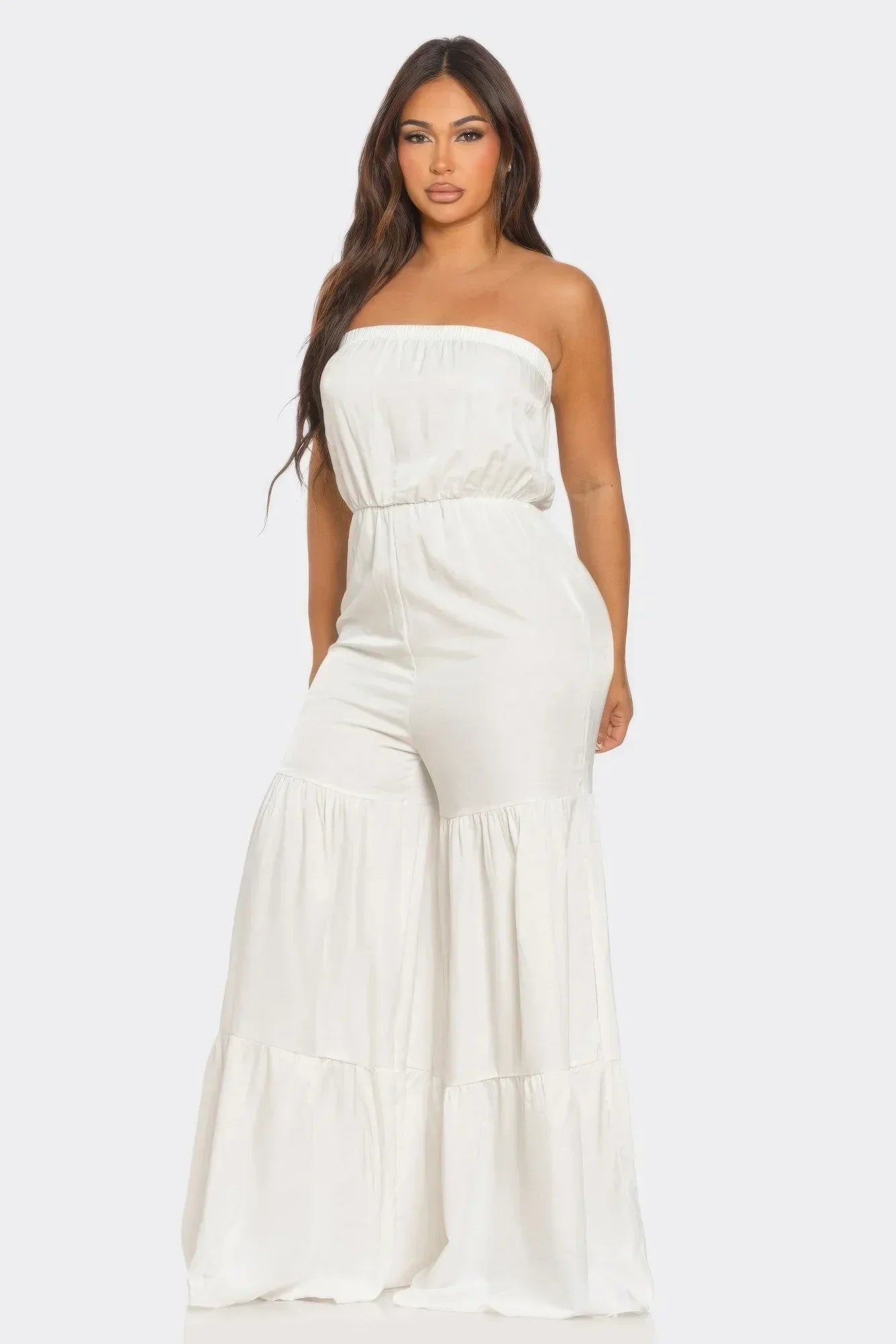 Jumpsuit Ruffle Hem | Mixtshop LLC