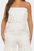 Jumpsuit Ruffle Hem | Mixtshop LLC