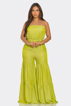 Jumpsuit Ruffle Hem | Mixtshop LLC