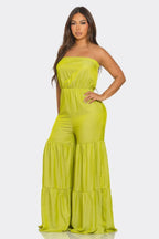 Jumpsuit Ruffle Hem | Mixtshop LLC